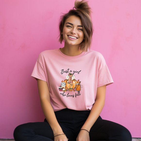 Just a girl who loves fall- T-shirt| Crewneck| longsleeve | fall| Fall lover| - Picture 3 of 4